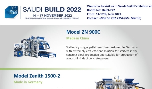 QGM Block Machine bo Saudi zgradil leta 2022