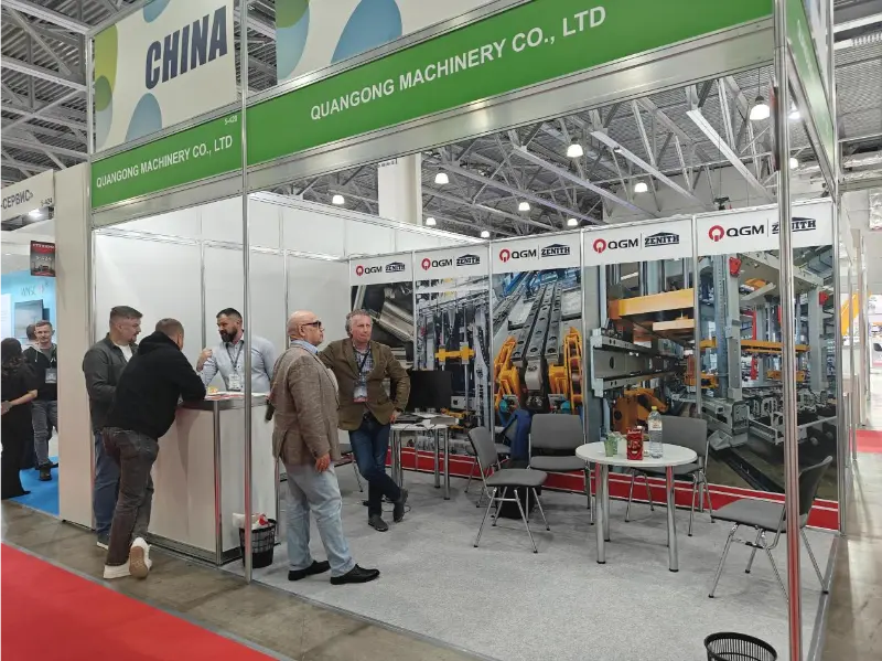 Osredotočanje na evroazijski infrastrukturni trg: Quangong Machinery Co., Ltd. razstavlja na ruskem CTT EXPO